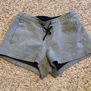 size 8 grey lulu lemon sweat-shorts!! Used but in good condition
